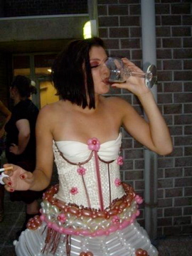 Close Up of the Balloon Corset 