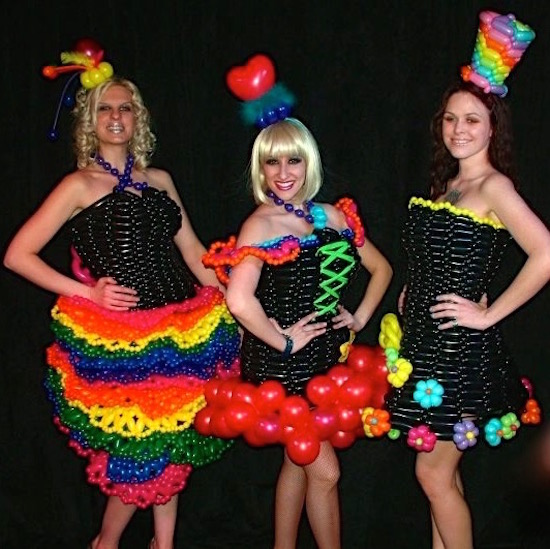 Las Vegas Wonderground Balloon Dresses 